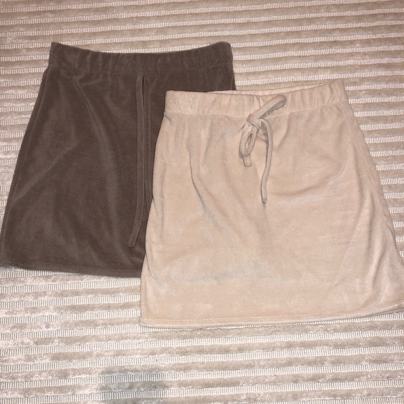 ASOS Dresses & Skirts - 2-pack velvet mini skirts